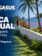 Câmera de segurança monitorando uma área externa com linha virtual de detecção de intrusão
